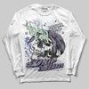Jordan 1 Retro Low OG Zion Williamson Voodoo Alternate DopeSkill Long Sleeve T-Shirt Drip Season Graphic Streetwear - White 