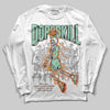 SB Dunk Low Rodeo Tourmaline DopeSkill Long Sleeve T-Shirt Thunder Dunk Graphic Streetwear - White