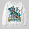 Jordan 11 Retro Gamma Blue (2025) DopeSkill Sweatshirt Born To Be Rich Graphic Streetwear - White