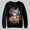 Jordan 4 Retro Cozy Girl DopeSkill Sweatshirt Smile Through The Pain Graphic Streetwear - black