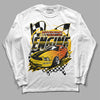 Yellow Sneakers DopeSkill Long Sleeve T-Shirt ENGINE Tshirt Graphic Streetwear - White