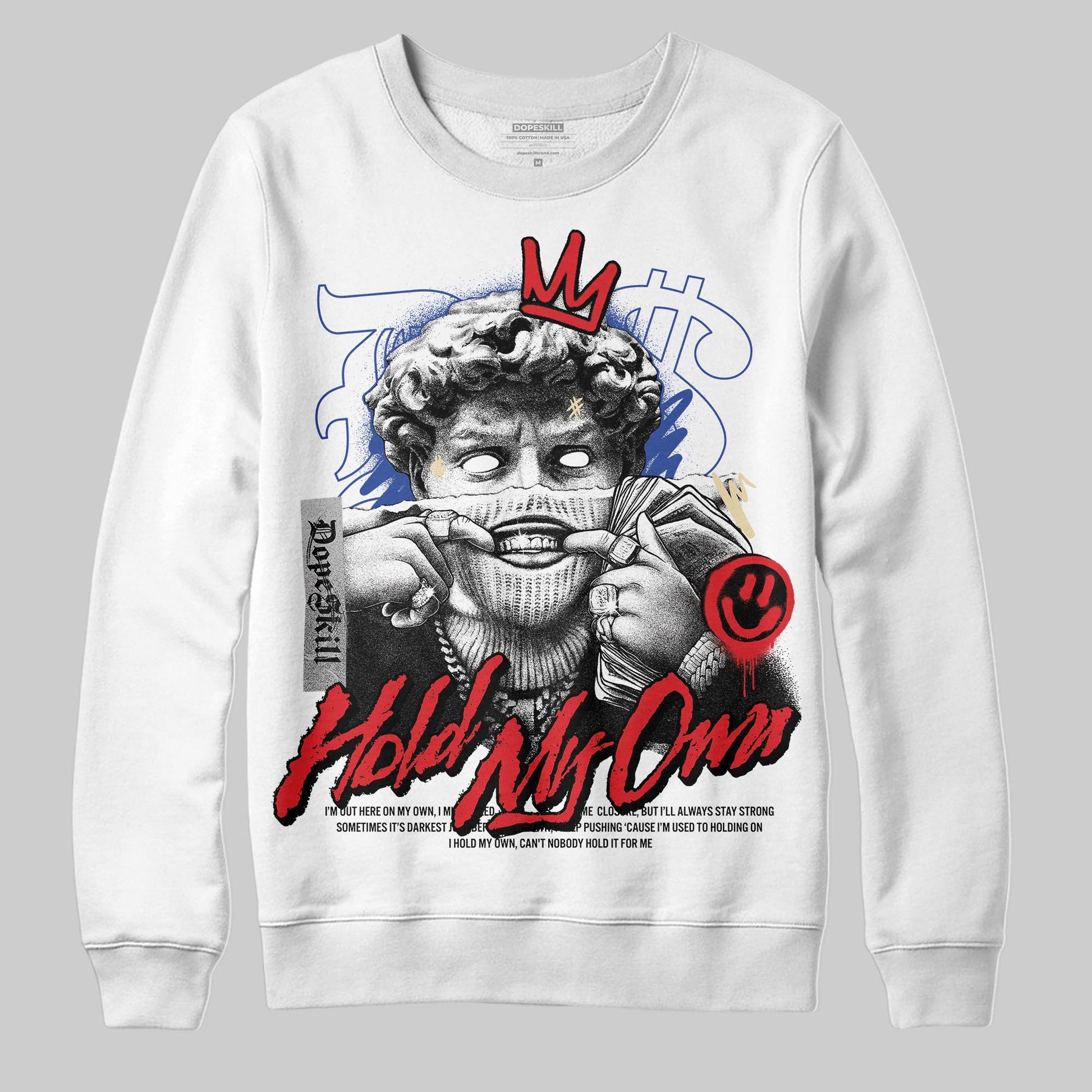 Jordan 3 “Seoul 2.0” DopeSkill Sweatshirt In My Way Graphic Streetwear - White