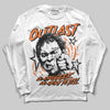 Orange, Black and White Sneakers DopeSkill Long Sleeve T-Shirt Outlast Graphic Streetwear - White
