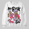 Jordan 5 Low “Peanut Butter Jelly” DopeSkill Sweatshirt No Risk No Story Graphic Streetwear - White