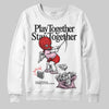 Awake NY x Air Jordan 5 Arctic Pink DopeSkill Sweatshirt Play together, Stay together Graphic Streetwear - White