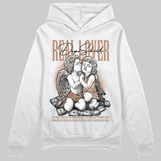 Jordan 4 Retro Cozy Girl DopeSkill Hoodie Sweatshirt Real Lover Graphic Streetwear - White