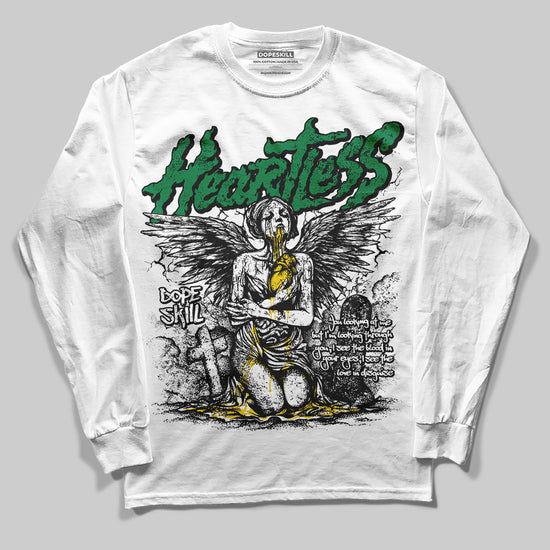 Green Sneakers DopeSkill Long Sleeve T-Shirt Heartless Graphic Streetwear - White