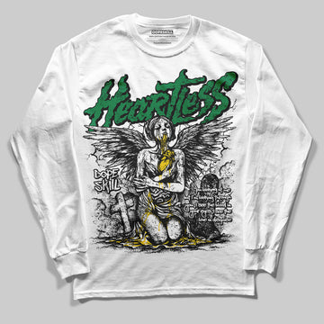 Green Sneakers DopeSkill Long Sleeve T-Shirt Heartless Graphic Streetwear - White