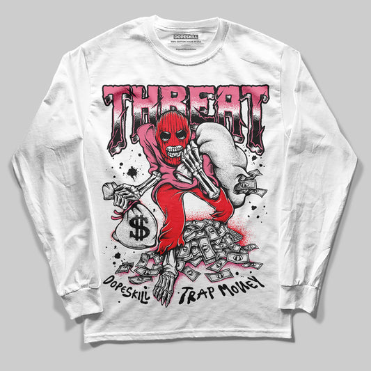 Diesel Pink S - Serendipity Pro-X1 Trainers DopeSkill Long Sleeve T-Shirt Threat Graphic Streetwear - White