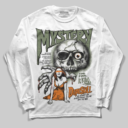 Jordan 4 Retro OG SP Undefeated (2025) DopeSkill Long Sleeve T-Shirt Mystery Ghostly Grasp Graphic Streetwear - White