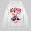 Red Sneakers DopeSkill Hoodie Self Made Graphic Streetwear - White