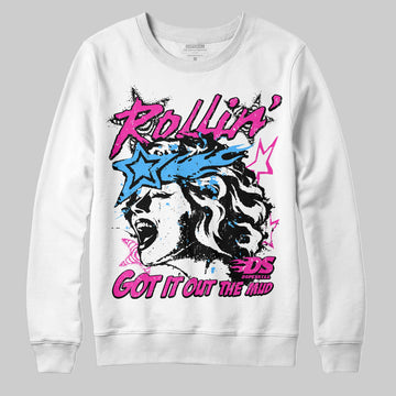 Pink Sneakers DopeSkill Sweatshirt Got It Out The Mud Graphic Streetwear =- White
