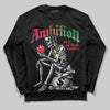 Jordan 11 Retro 285 Atlanta DopeSkill Long Sleeve T-Shirt Ambition Graphic Streetwear - Black