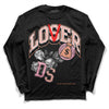 Jordan 11 Low “Legend Pink” DopeSkill Long Sleeve T-Shirt Loser Lover Graphic Streetwear - Black