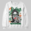 Green Sneakers DopeSkill Sweatshirt Living My Best Life Graphic Streetwear  - White 