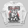 Jordan 3 OG “Black Cement” DopeSkill Long Sleeve T-Shirt Real Lover Graphic Streetwear - White