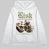 Olive Sneakers DopeSkill Hoodie Risk Is Better Than Regret Graphic Streetwear - White