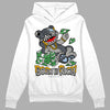 Jordan 11 Cool Grey DopeSkill Hoodie Sweatshirt Born To Be Rich Graphic Streetwear - White