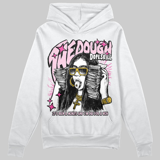 Pink Sneakers DopeSkill Hoodie Sweatshirt The Dough Graphic Streetwear - White