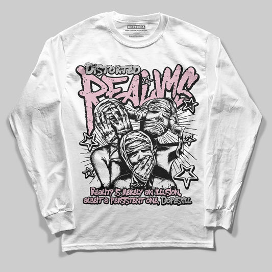 Jordan 5 OG “35th Anniversary” DopeSkill Long Sleeve T-Shirt Distorted Realms Graphic Streetwear - White