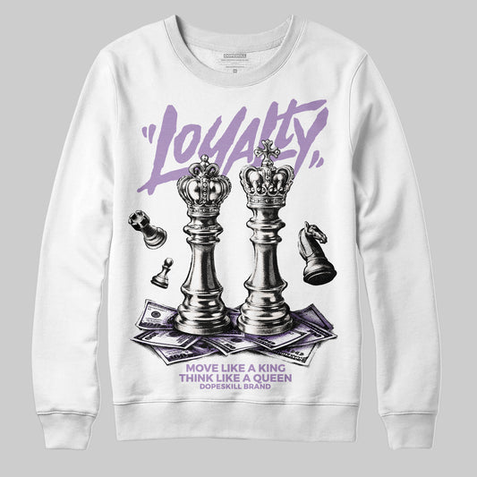 Jordan 10 WMNS “Hydrangeas” DopeSkill Sweatshirt Loyalty Graphic Streetwear - White 