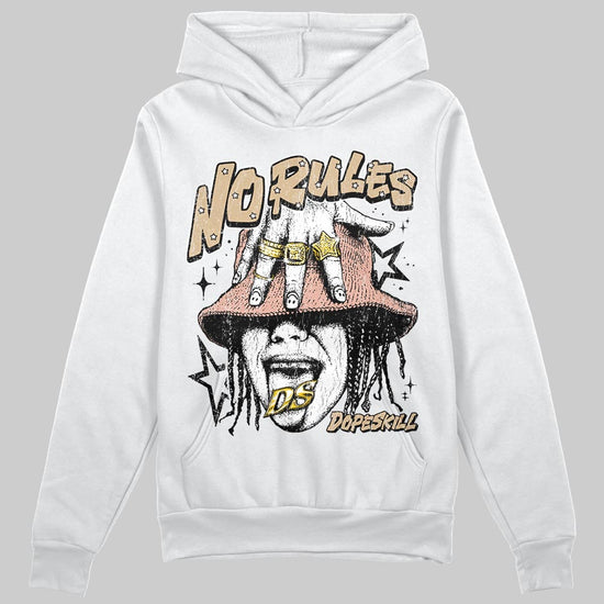 TAN Sneakers DopeSkill Hoodie No Rules Graphic Streetwear - White