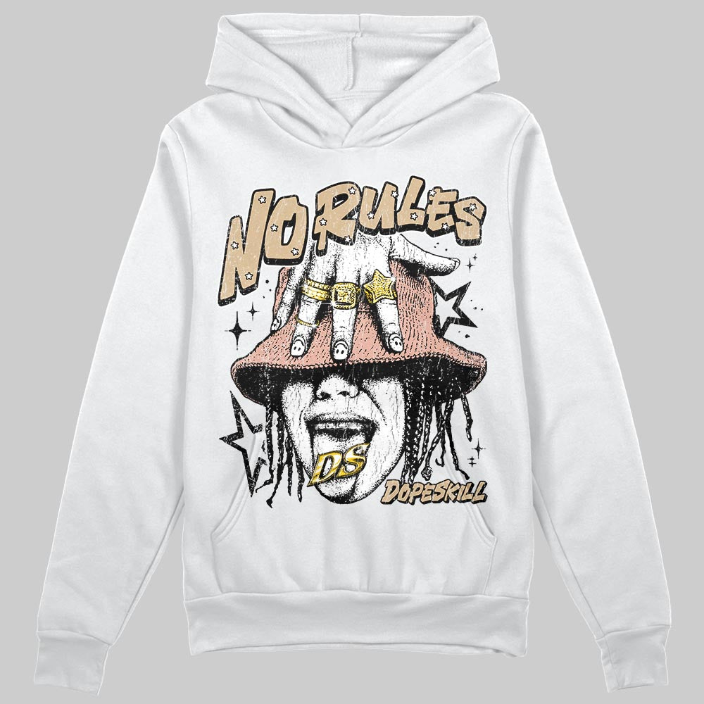 TAN Sneakers DopeSkill Hoodie No Rules Graphic Streetwear - White