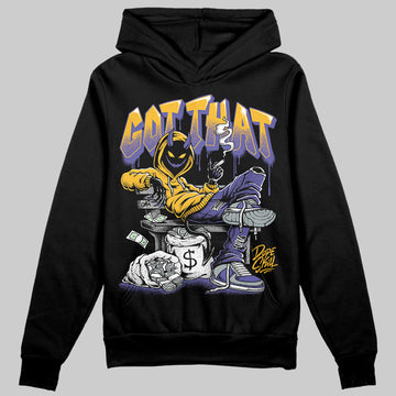 Jordan 4 Retro Lakers DopeSkill Hoodie Sweatshirt Got That Graphic Streetwear - Black