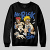 Jordan 17 Retro Low SP Infinite Archives DopeSkill Sweatshirt No Risk No Story Graphic Streetwear - Black