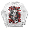 Jordan 13 “Dune Red” DopeSkill Long Sleeve T-Shirt Money Don't Lie Graphic Streetwear - White