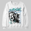 University Blue Sneakers DopeSkill Sweatshirt Fix Your Energy Graphic Streetwear - White 