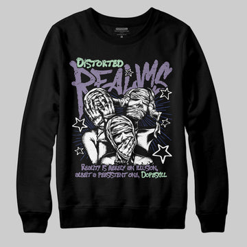 Jordan 1 Retro Low OG Zion Williamson Voodoo Alternate DopeSkill Sweatshirt Distorted Realms Graphic Streetwear - Black
