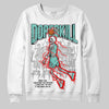 Jordan 11 Low "Igloo" DopeSkill Sweatshirt Thunder Dunk Graphic Streetwear - White