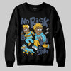 Jordan 11 Retro Gamma Blue (2025) DopeSkill Sweatshirt No Risk No Story Graphic Streetwear - Black