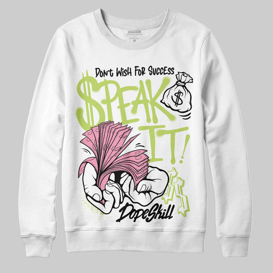 Chase B x Travis Scott x Jordan Jumpman Jack DopeSkill Sweatshirt Speak It Graphic Streetwear - White