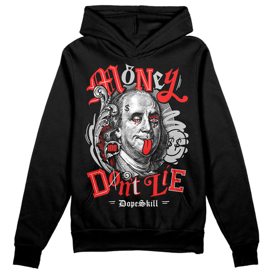 Jordan Spizike Low Bred DopeSkill Hoodie Sweatshirt Money Don't Lie Graphic Streetwear - black