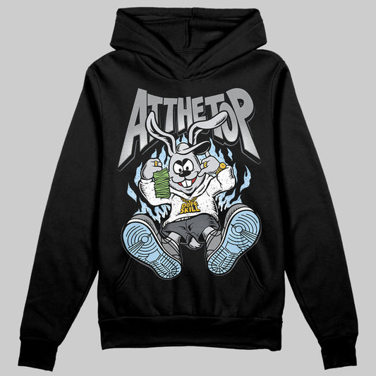 Jordan 5 Retro Wolf Grey (2026) DopeSkill Hoodie Sweatshirt At The Top Graphic Streetwear - Black