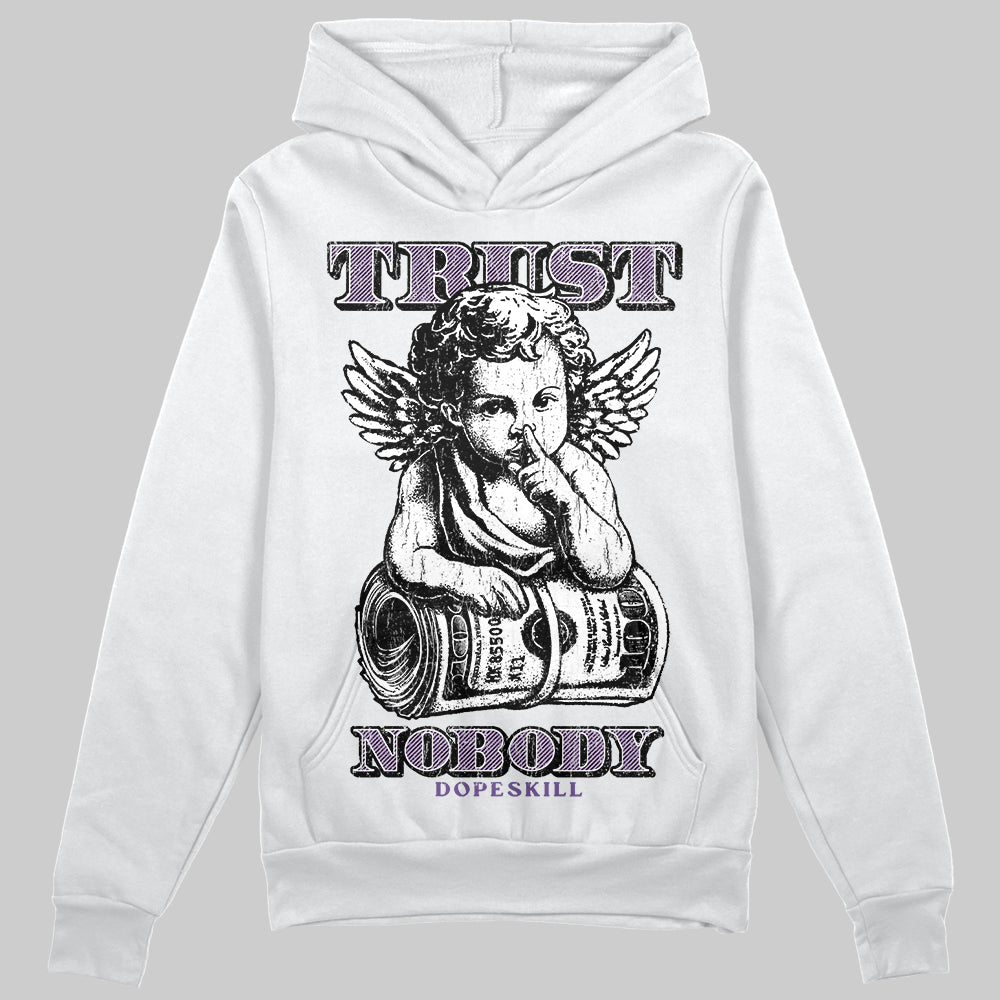 Jordan 10 WMNS “Hydrangeas” DopeSkill Hoodie Sweatshirt Trust Nobody Graphic Streetwear - White 