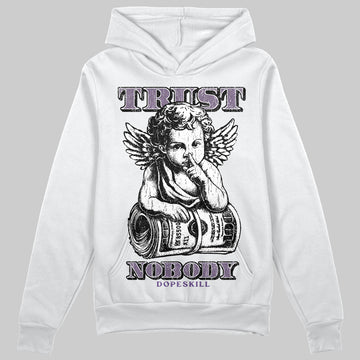 Jordan 10 WMNS “Hydrangeas” DopeSkill Hoodie Sweatshirt Trust Nobody Graphic Streetwear - White 