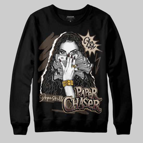 A Ma Maniére x Air Jordan 4 “Dark Mocha” DopeSkill Sweatshirt NPC Graphic Streetwear - Black