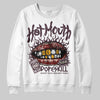 Adidas Samba OG Maroon Gold Metallic DopeSkill Sweatshirt Hot Mouth Graphic Streetwear - White