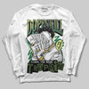 Foamposite Pro 'Pine Green' DopeSkill Long Sleeve T-Shirt Sorry I've Been Trappin Graphic Streetwear - White