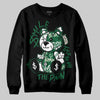 Jordan 13 GS “Pine Green” DopeSkill Sweatshirt Smile Through The Pain Graphic Streetwear - Black