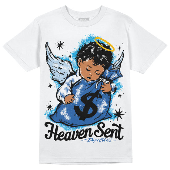 Jordan 11 Low “Space Jam” DopeSkill T-Shirt Heaven Sent Graphic Streetwear - White