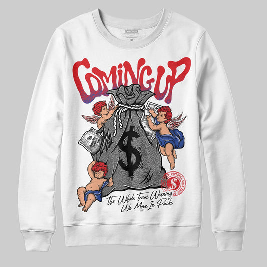 Jordan 3 “Seoul 2.0” DopeSkill Sweatshirt Money Bag Coming Up Graphic Streetwear - White