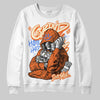 Orange Sneakers DopeSkill Sweatshirt Grind Pray Graphic Streetwear - White
