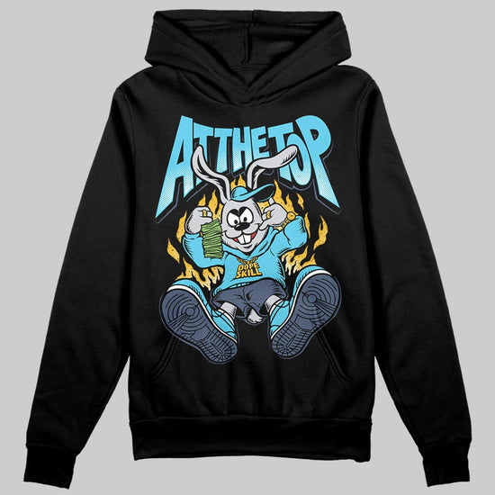 Jordan 11 Retro Gamma Blue (2025) DopeSkill Hoodie Sweatshirt At The Top Graphic Streetwear - black