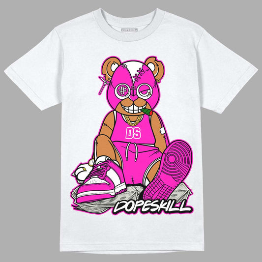 Dunk Low GS “Active Fuchsia” DopeSkill T-Shirt Greatest Graphic Streetwear - White