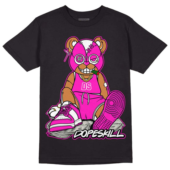 Dunk Low GS “Active Fuchsia” DopeSkill T-Shirt Greatest Graphic Streetwear - Black