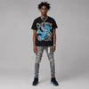 University Blue 14s DopeSkill T-Shirt Out Here Being Cute Graphic
